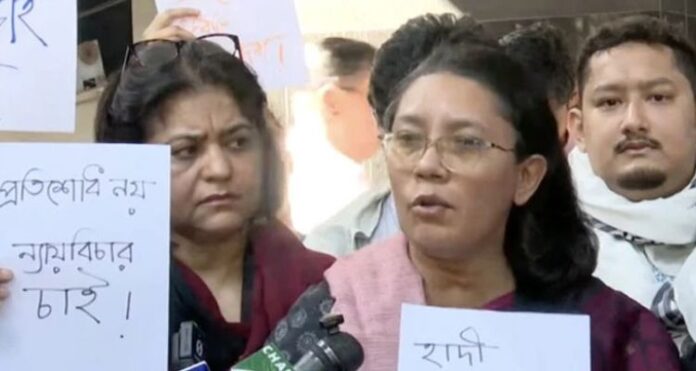 সংবাদমাধ্যম ও সাংস্কৃতিক প্রতিষ্ঠানে হামলার প্রতিবাদে নাগরিক সমাজের বিক্ষোভ ও বক্তব্য।