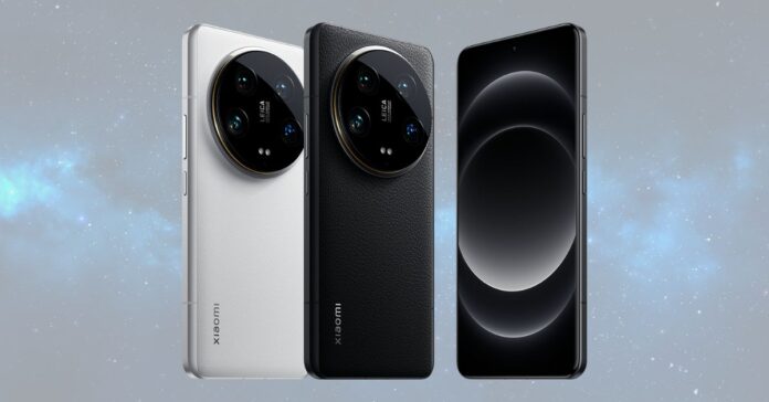 শাওমি ১৪ আল্ট্রা স্মার্টফোনের তিনটি ভিন্ন রঙের ডিজাইন ও ক্যামেরা মডিউল।